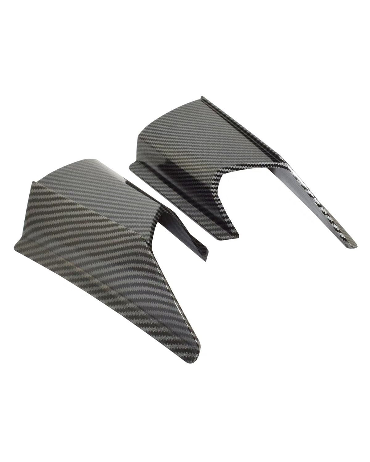 Motorrad-Winglets Geeignet Für ADV160 150 2019 2020 Motorräder Modifizierte Seite Flügel Feste Wind Flügel Motorradspoiler(Carbon Fiber) von SXXJVES