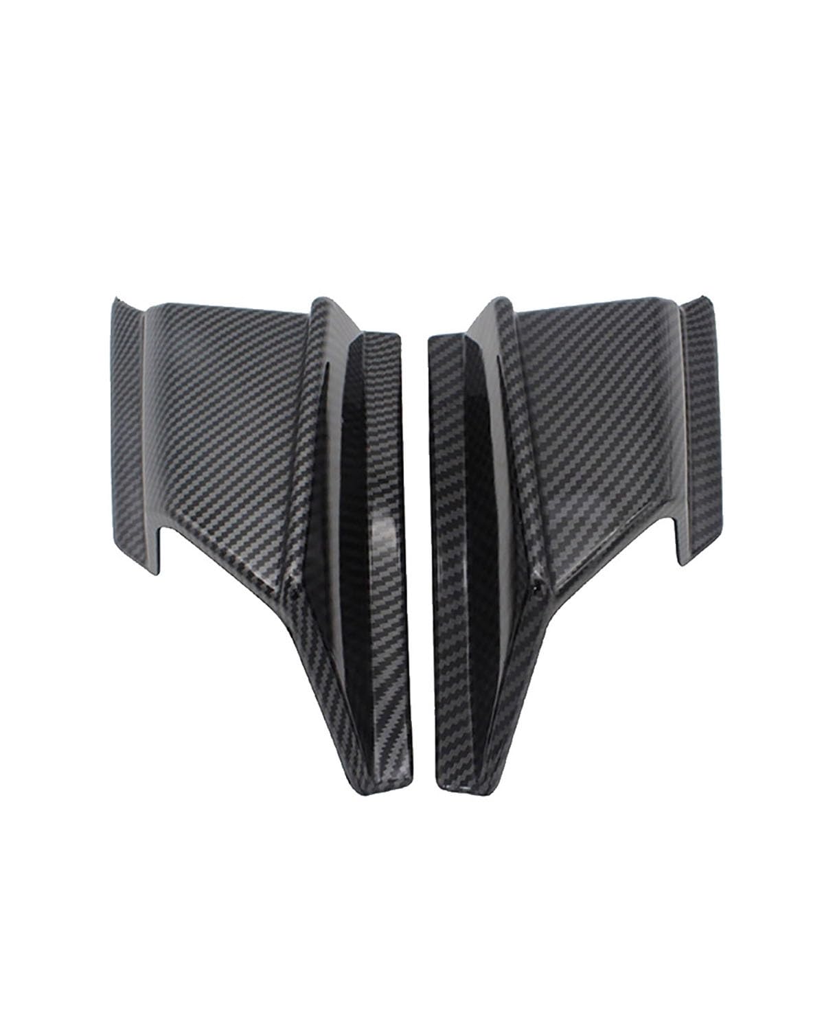 Motorrad-Winglets Geeignet Für ADV160 2019 2020 Fixed Wing Zubehör Motorräder Modifizierte Seite Flügel Motorradspoiler(Carbon Fiber) von SXXJVES