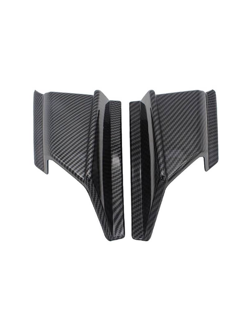 Motorrad-Winglets Geeignet Für ADV160 2019 2020 Fixed Wing Zubehör Motorräder Modifizierte Seite Flügel Motorradspoiler(Carbon Fiber) von SXXJVES