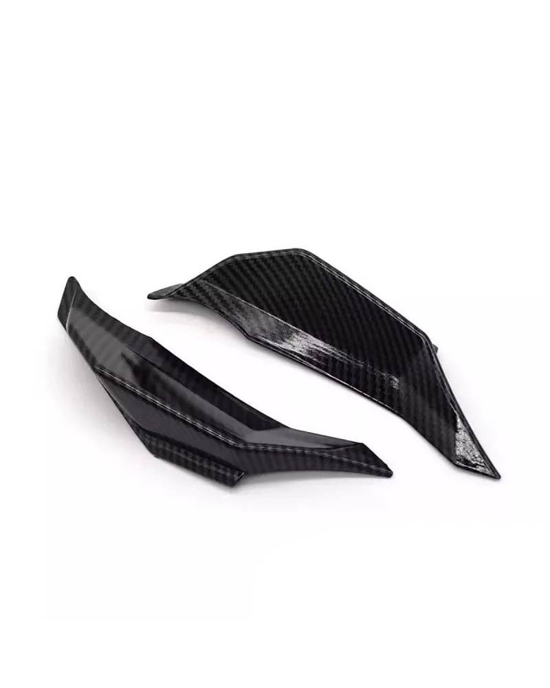 Motorrad-Winglets Geeignet Für ADV160 Motorräder Änderung Teile Seite Shroud Spoiler Motorradspoiler(Carbon Fiber) von SXXJVES