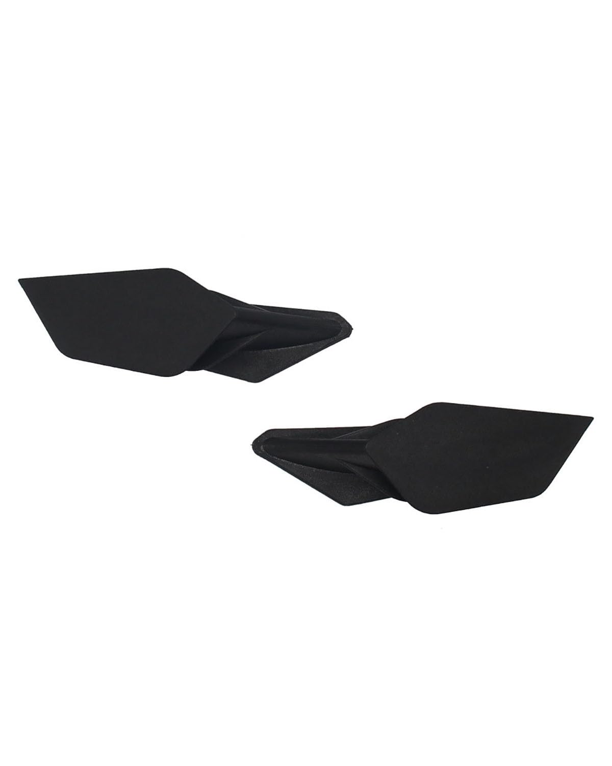 Motorrad-Winglets Geeignet Für Suzuki Für Yamaha Motorräder Änderung Teile Feste Wind Flügel Motorradspoiler(Black) von SXXJVES
