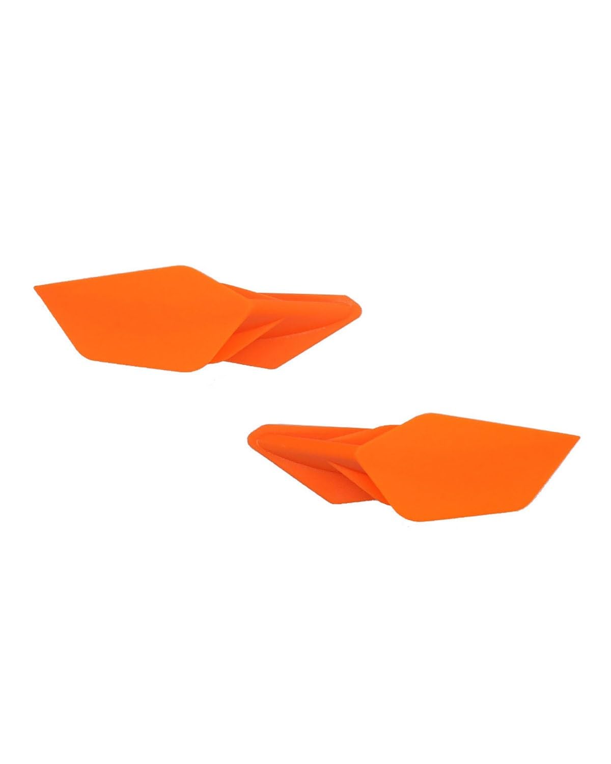 Motorrad-Winglets Geeignet Für Suzuki Für Yamaha Motorräder Änderung Teile Feste Wind Flügel Motorradspoiler(Orange) von SXXJVES