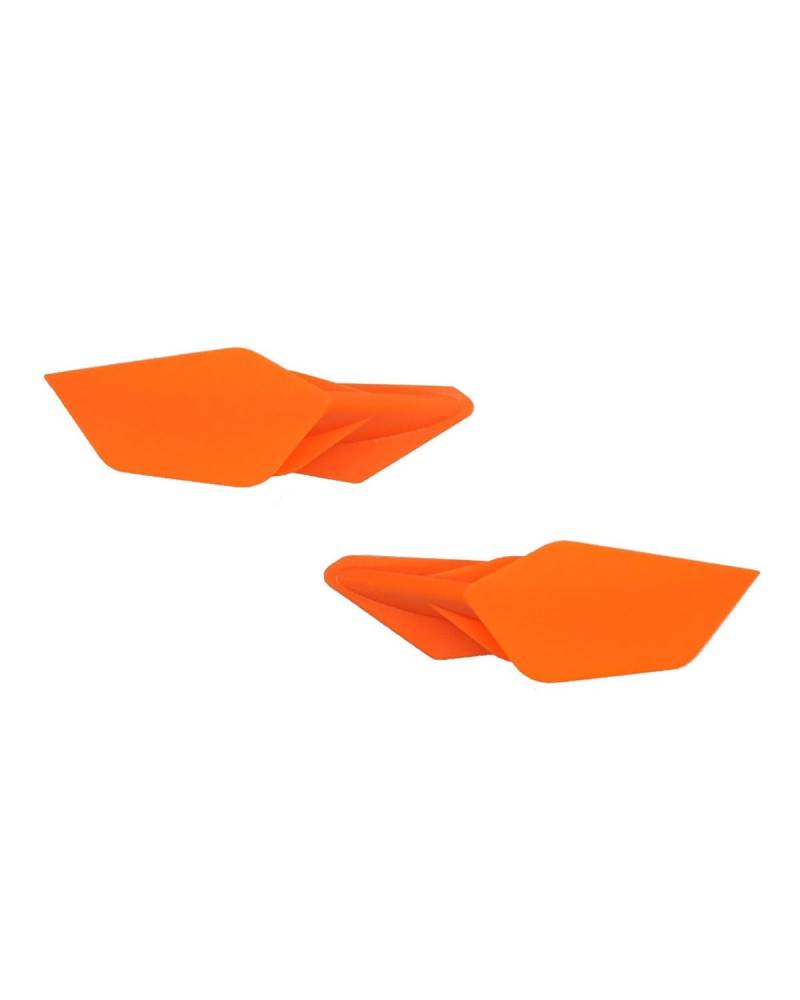 Motorrad-Winglets Geeignet Für Suzuki Für Yamaha Motorräder Änderung Teile Feste Wind Flügel Motorradspoiler(Orange) von SXXJVES