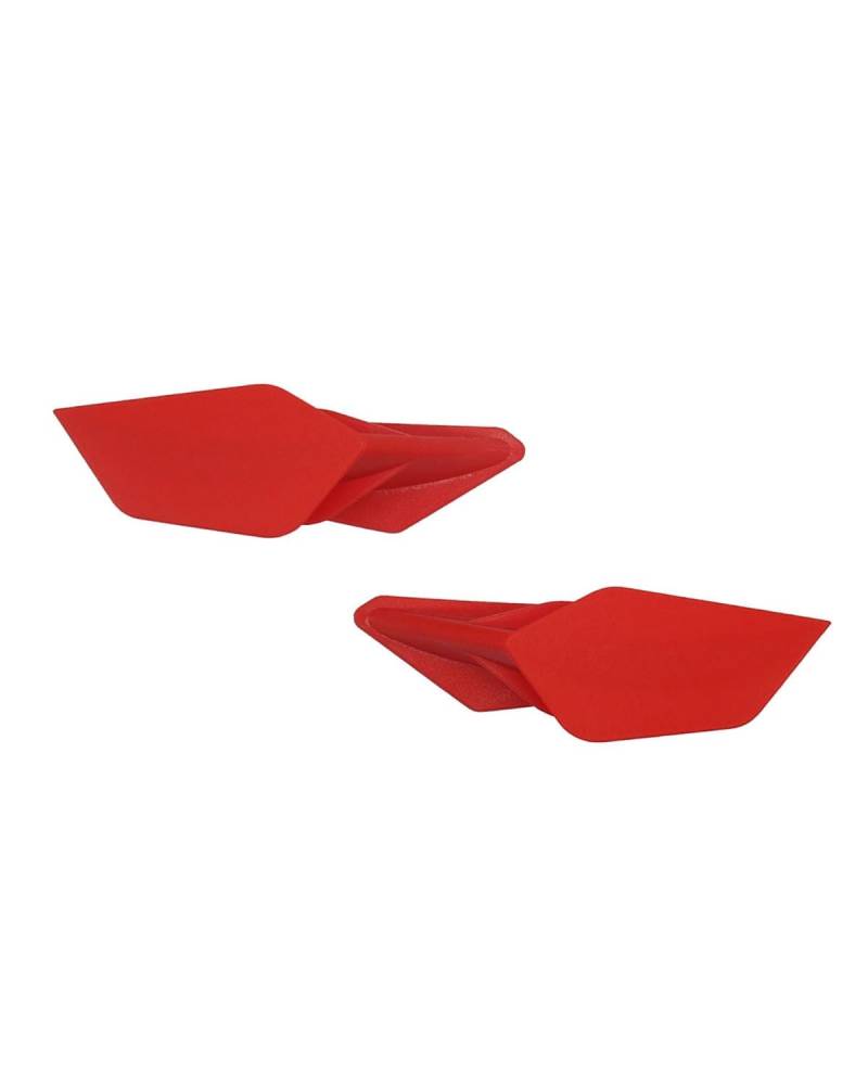 Motorrad-Winglets Geeignet Für Suzuki Für Yamaha Motorräder Änderung Teile Feste Wind Flügel Motorradspoiler(Red) von SXXJVES