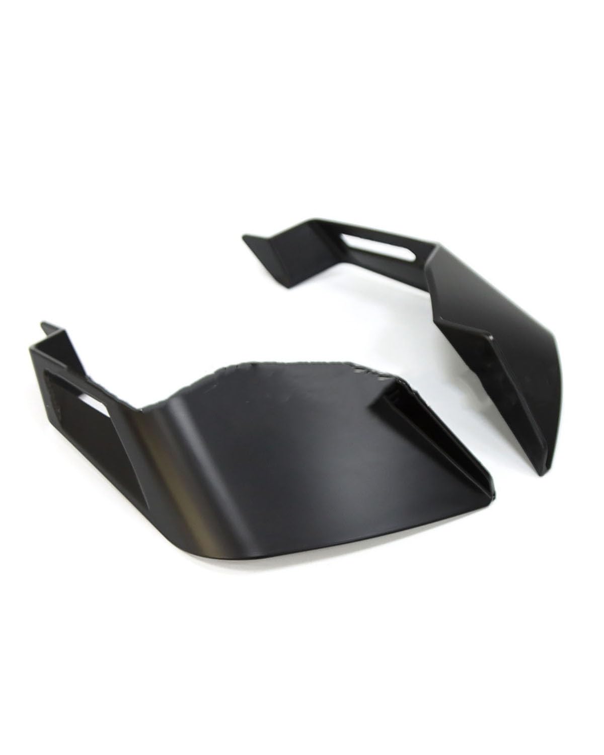 Motorrad-Winglets Motorräder Universal Modifizierte Feste Wind Seite Wind Untere Lip Spoiler Motorradspoiler(Matte Black) von SXXJVES