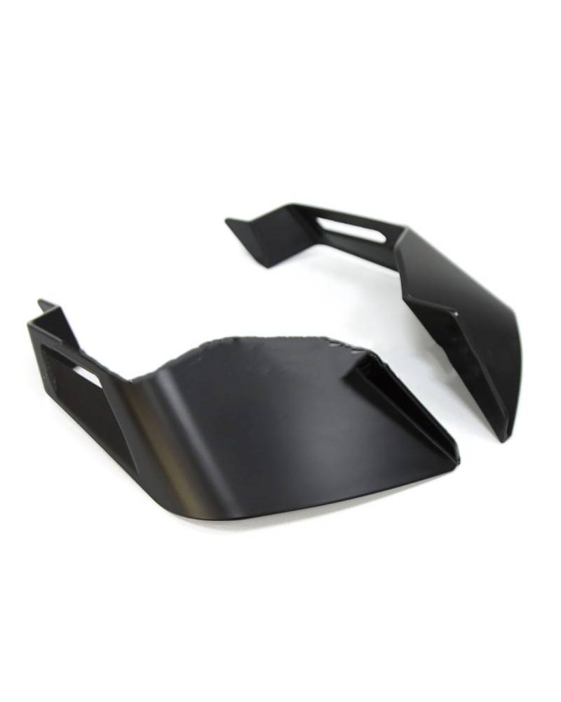 Motorrad-Winglets Motorräder Universal Modifizierte Feste Wind Seite Wind Untere Lip Spoiler Motorradspoiler(Matte Black) von SXXJVES