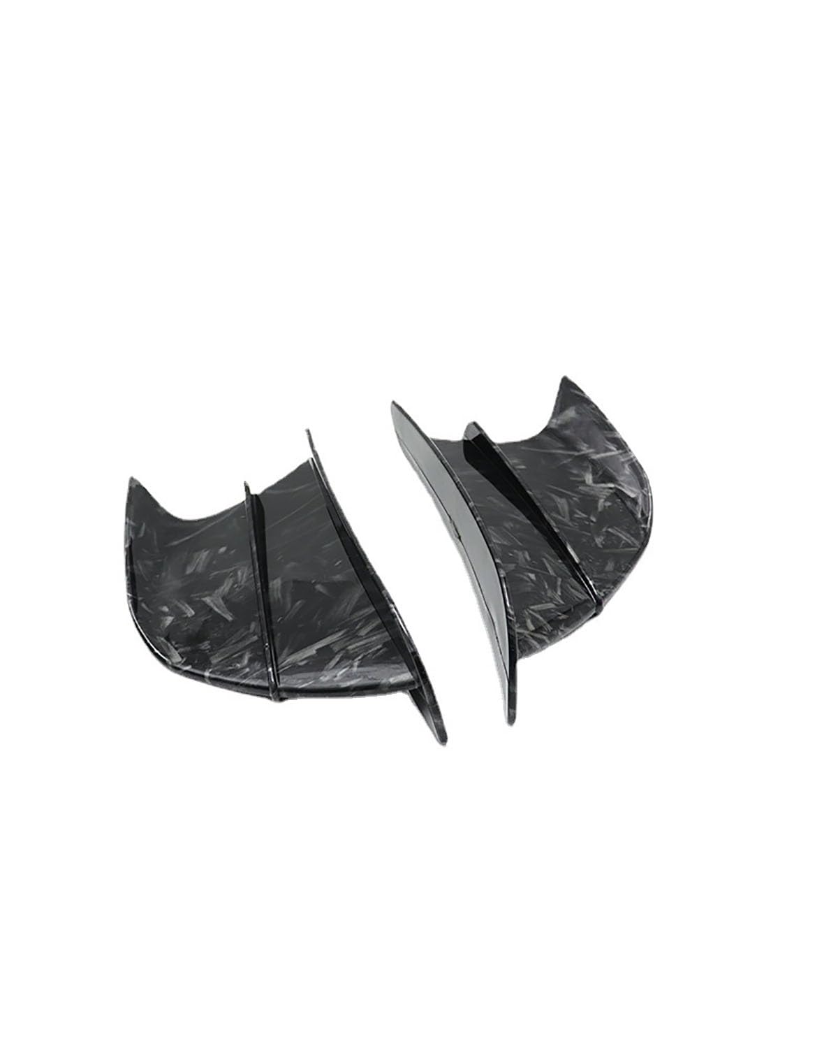 Motorrad-Winglets Universal Carbon Fiber Modifizierte Festflügel-Ansaugflügel Motorräder Flügel Aerodynamische Flügel Klebstoff Typ Festflügel Motorradspoiler(Forging Pattern) von SXXJVES