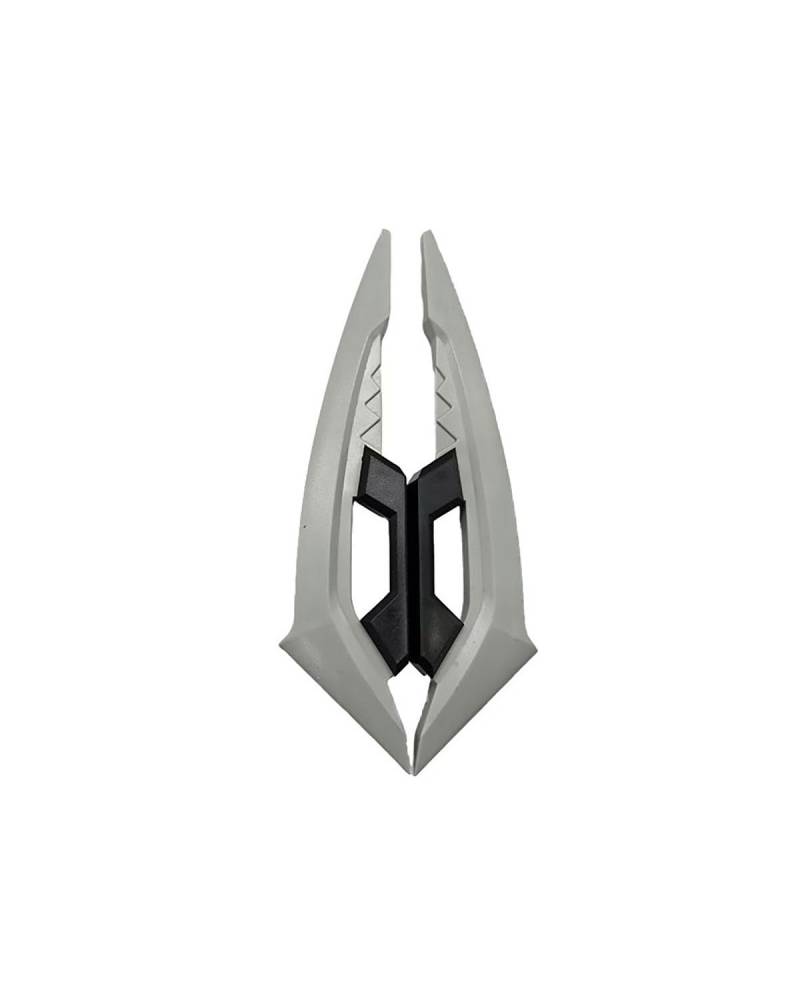 Motorrad-Winglets Universal Motorräder Körper Dekoration Aufkleber Seite Spoiler Klaue Geformt Seite Spoiler Motorradspoiler(Gray) von SXXJVES