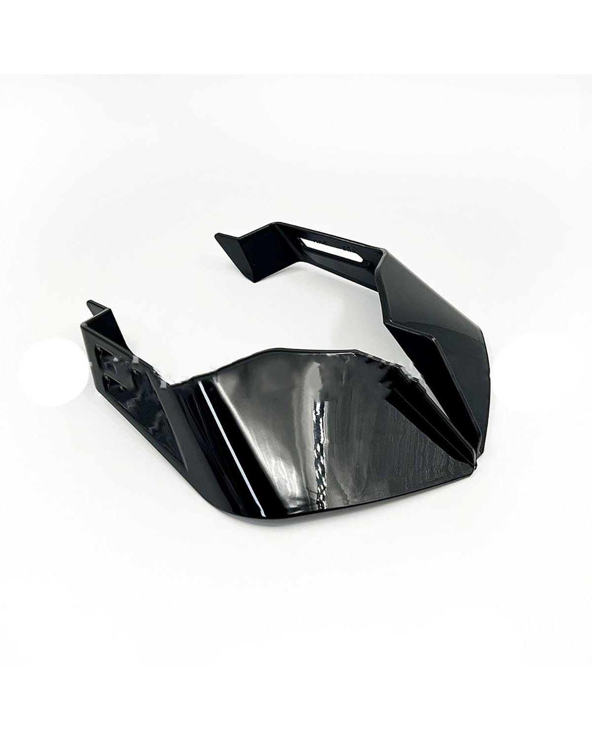 Motorrad-Winglets Universal Motorräder Modifizierte Feste Wind Flügel Seite Wind Flügel Untere Lip Spoiler Motorradspoiler(Bright Black) von SXXJVES