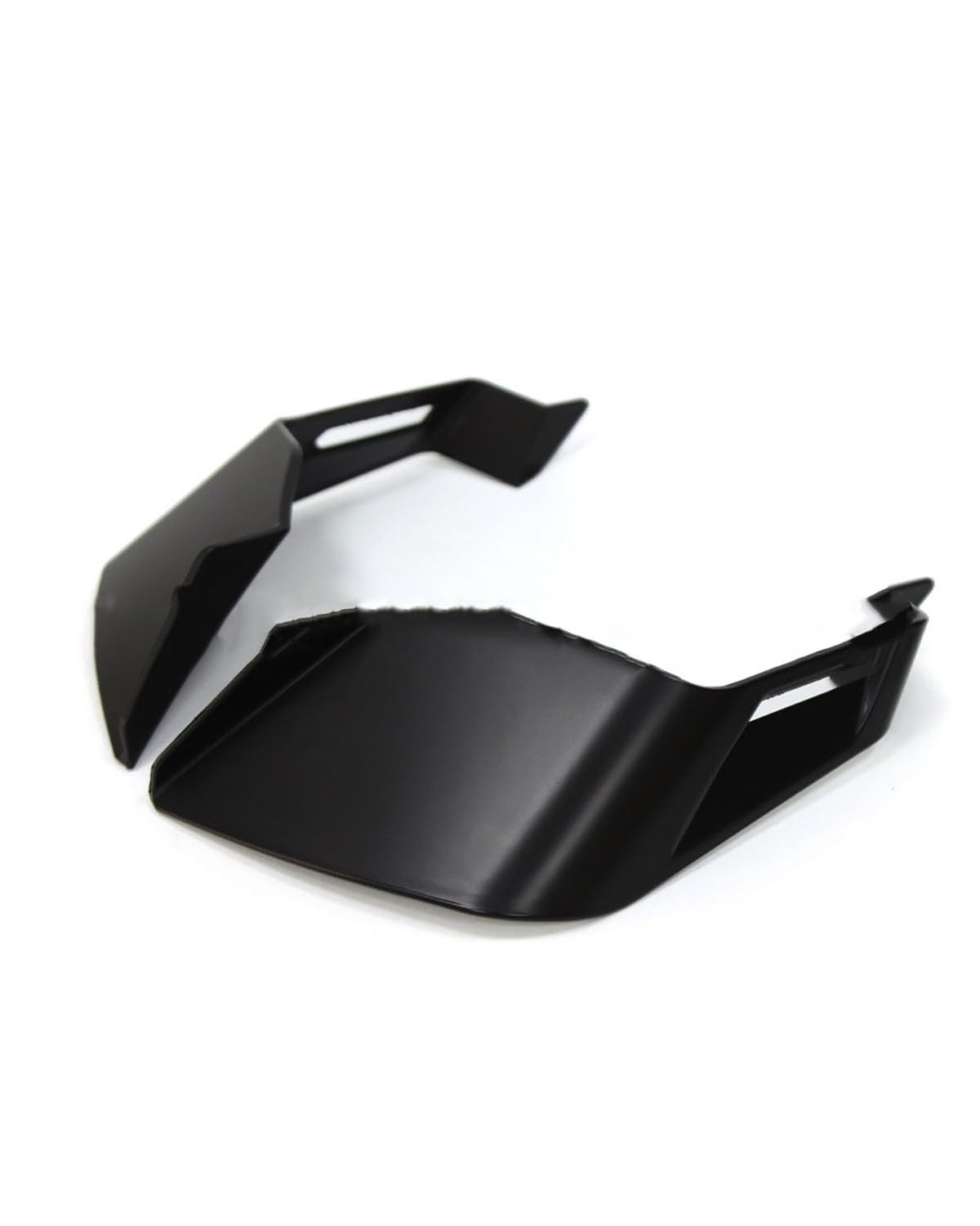 Motorrad-Winglets Universal Motorräder Modifizierte Feste Wind Flügel Seite Wind Flügel Untere Lip Spoiler Motorradspoiler(Matte Black) von SXXJVES