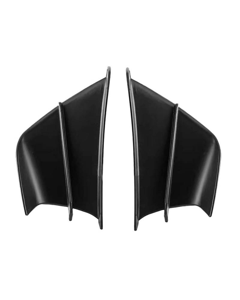 Motorrad-Winglets Universal Motorräder Modifizierte Seitenflügel Deflektor Seitenspoiler Motorradspoiler(Black) von SXXJVES