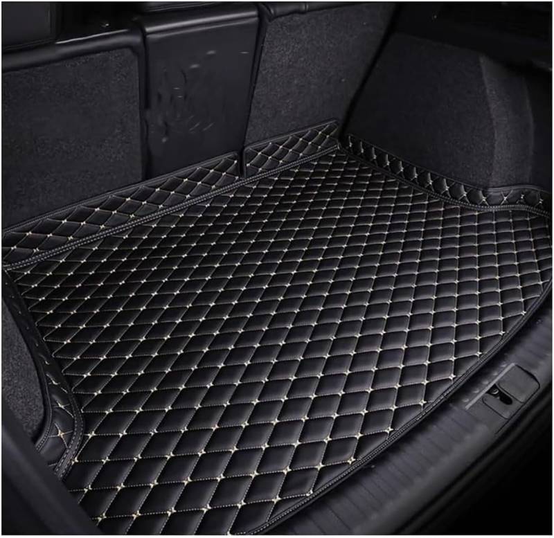 Auto Leder Kofferraummatten für Peugeot 308CC 2009-2016, Cargo Teppich Kofferraumwanne Hohe Seite Schutzmatte Kofferraum Kratzfeste ZubehöR,C von SXXTS