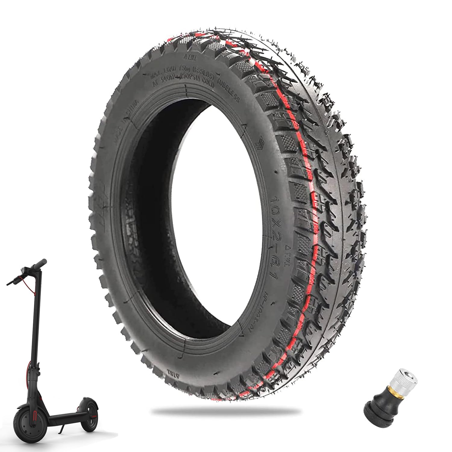 10 Zoll Scooter Reifen,10 * 2-6.1 Selbstreparierende Tubeless Reifen,Vorne/Hinten Roller Verdicktreifen,Reifen für Elektroroller für M365/Pro/Pro2/1S/ Xiaomi/Lite Elektroroller,Ersatzreifen Zubehör 10 Zoll Scooter Reifen,10 * 2-6.1 Selbstreparierende Tubeless Reifen,Vorne/Hinten Roller Verdicktreifen,Reifen für Elektroroller für M365/Pro/Pro2/1S/ Xiaomi/Lite Elektroroller,Ersatzreifen Zubehör von SYACHI