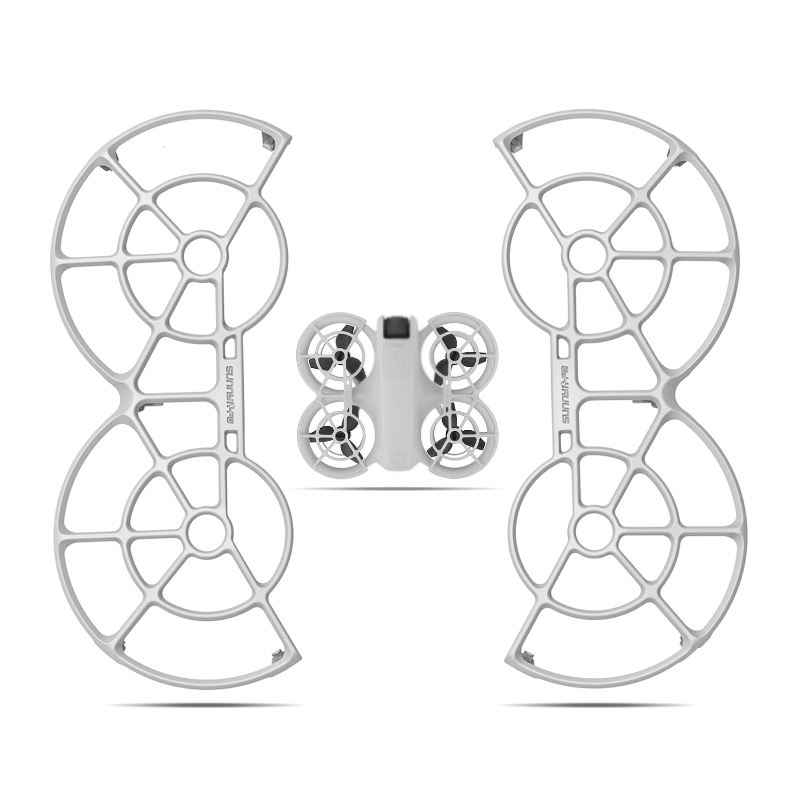 DJI Neo Propellerschutz, Antikollisionsschutz Stoßfängerring Aufprallschutz Zubehör (Grau) von SYACHI