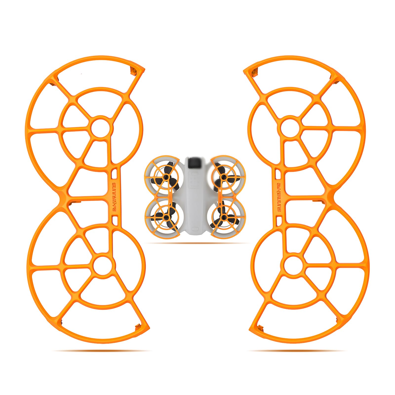 Propellerschutz für DJI Neo Zubehör,DJI Neo Propellerschutz,Anti-Kollisions-Schutzring Aufprallschutz für DJI Neo Zubehör(Orange) von SYACHI