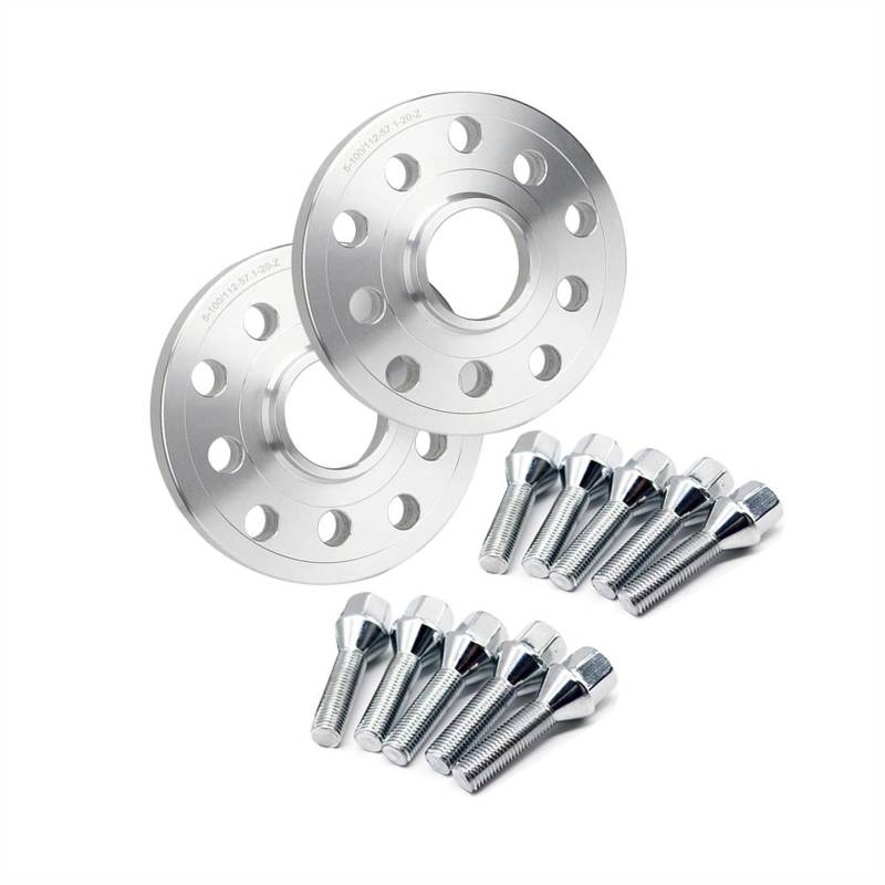 Auto Spurverbreiterung Kompatibel Mit A4 1996 1997 1998 1999 2000 2001 2002 2003 2004 2005 2006 2007 2008 2 STK 5x100 5x112 57,1 Mm Schrauben 14x1,5 15 Mm/20 Mm Hubcentric Wheels Spacer(20mm spacer 45 von SYBLW