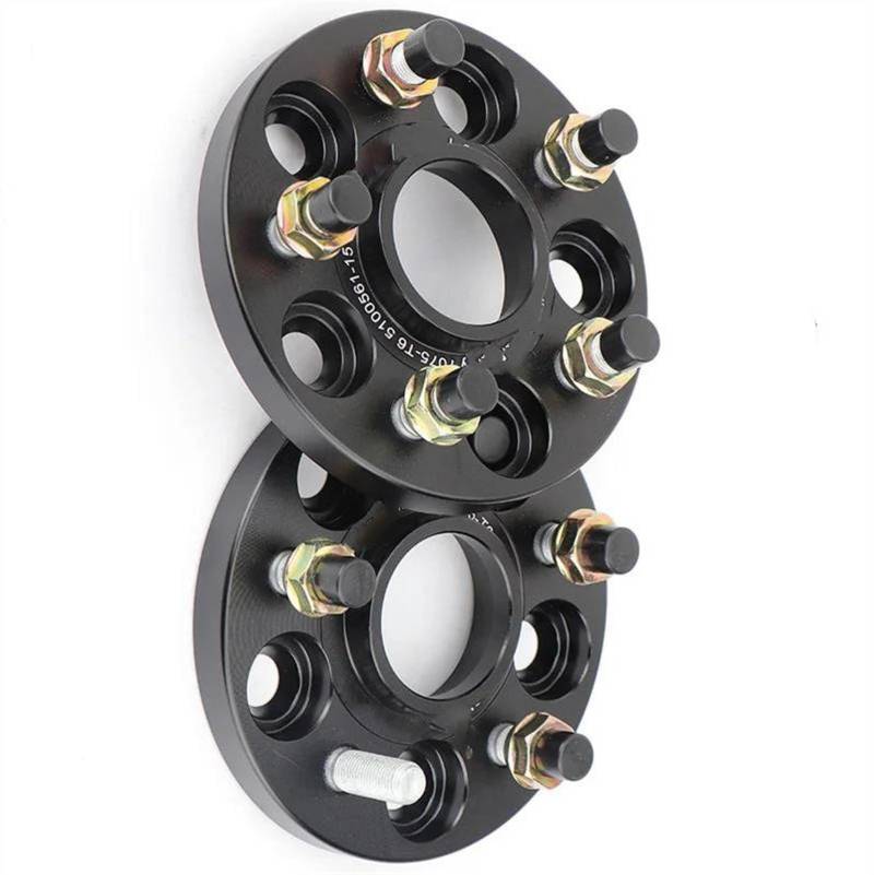 Auto Spurverbreiterung Kompatibel Mit Jaguar Für X-Type 2001 2002 2003 2004 2005 2006 2007 2008 2009, 2 Stück Auto-Rad-Distanzscheiben, Platte PCD 5 X 108 CB = 63,4 Mm(2PCS 25mm M12x1.5) von SYBLW