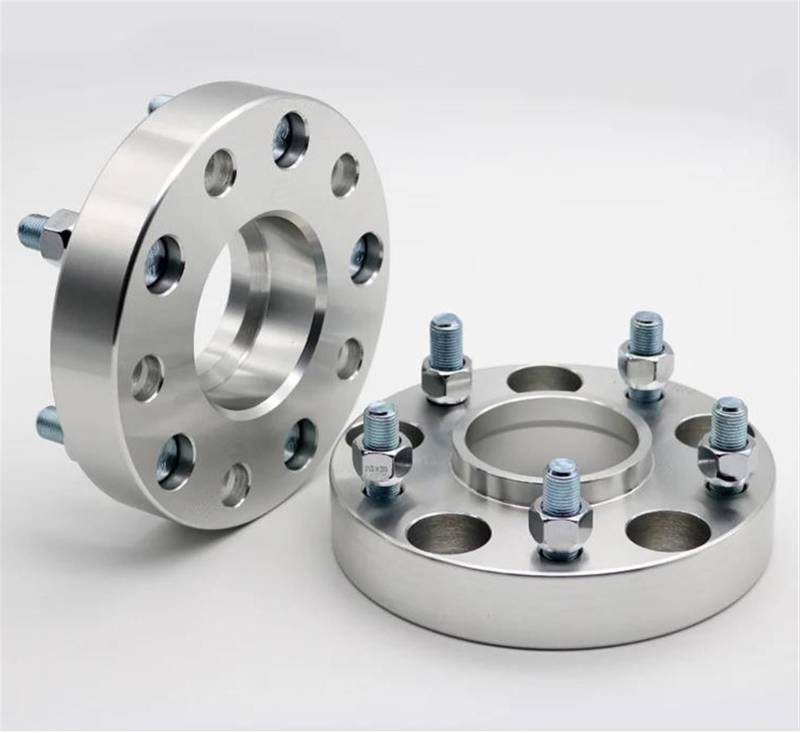 Auto Spurverbreiterung Kompatibel Mit Jeep Für Wrangler 2018 2019 2020 2021 2022 2023 2024 Auto-Rad-Distanzstück, 2 Stück, 25/30/40/50 Mm, Hubcentric-Rad-Distanzstück, PCD 5 X 127 CB 71.6, Anzug(2PCS von SYBLW