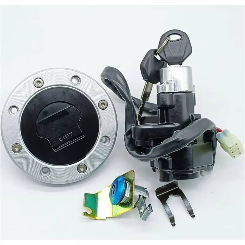 Ersatz Zündschlüssel Set Kompatibel Mit Suzuki Für SV650 1999 2000 2001 2002 Motorrad -Zündschalter -Kappenschloss -Lock -Set Motorradzubehör von SYBLW