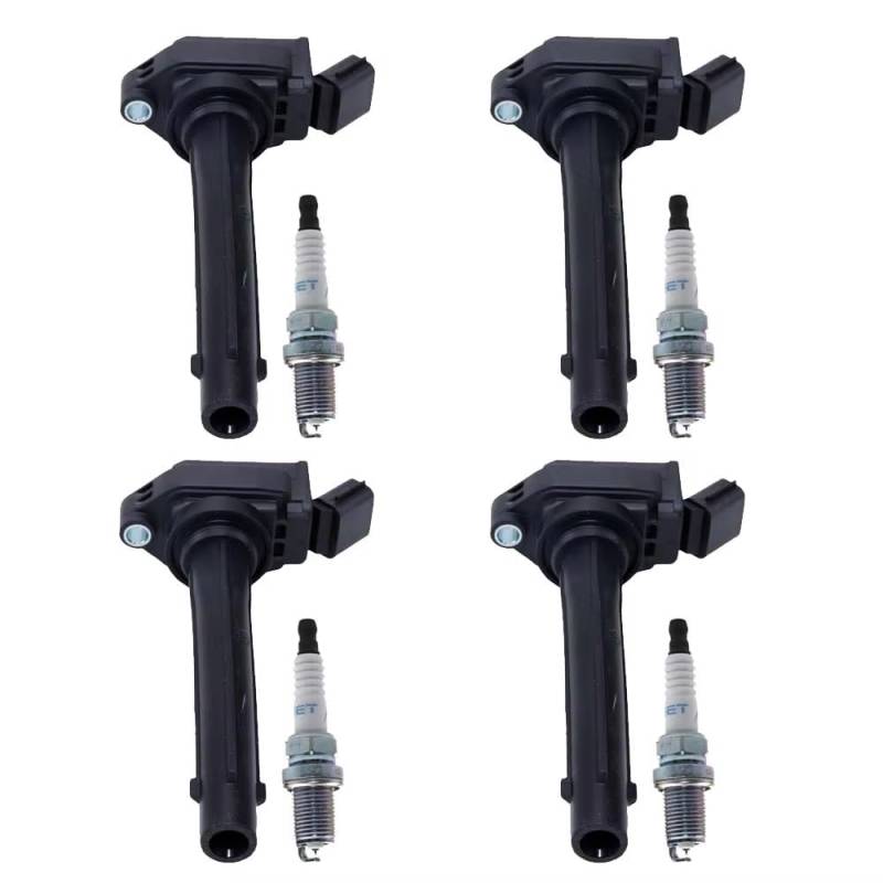 Kompatibel Mit Geely Für Emgrand Für GT 2014-2019 Auto Gerade Boot Zündspule Pack Sapre Teile F01R00A072(4pcs Set) von SYBLW