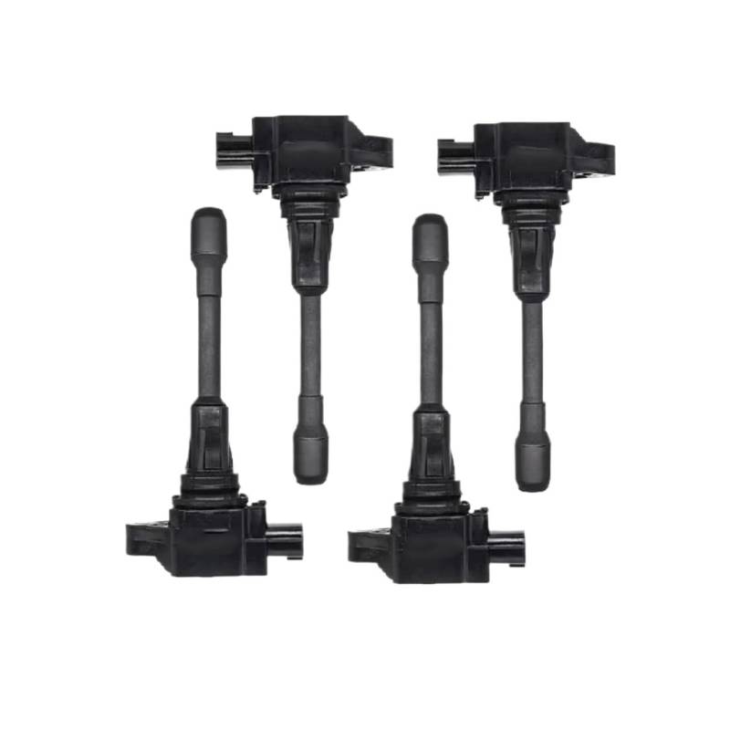 Kompatibel Mit Infiniti Für FX35 FX37 FX50 M37 M56 Auto Zündkerzen Spule Packs 22448JA00C(4pcs) von SYBLW