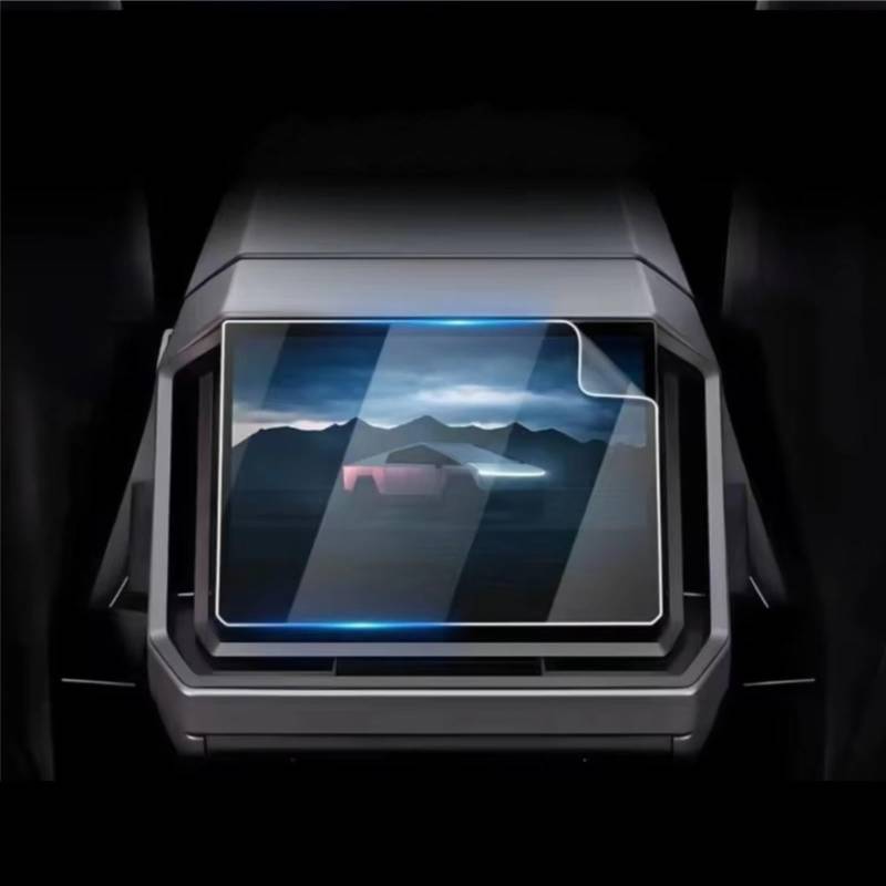 Kompatibel Mit Tesla Für Cybertruck 2024, 2 Stück TPU-Displayschutzfolie Für Auto, 18,5 Zoll Und 9,4 Zoll, Kunststoff-Navigations-Touchscreen-Bildschirmfolie Navigation Schutzfolie von SYBLW