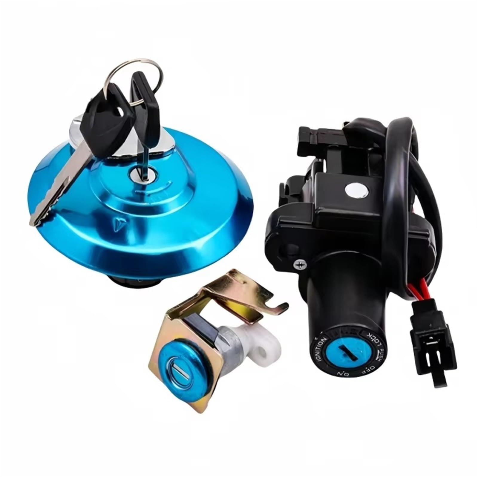 SYBLW Ersatz Zündschlüssel Set Kompatibel Mit XL125V Für Varadero 2001 2002 2003 2004 2005 2006. Motorrad-Tankdeckel-Zündschloss Mit Schlüsselsatz 35010-KPC-640 SYBLW Ersatz Zündschlüssel Set Kompatibel Mit XL125V Für Varadero 2001 2002 2003 2004 2005 2006. Motorrad-Tankdeckel-Zündschloss Mit Schlüsselsatz 35010-KPC-640 von SYBLW
