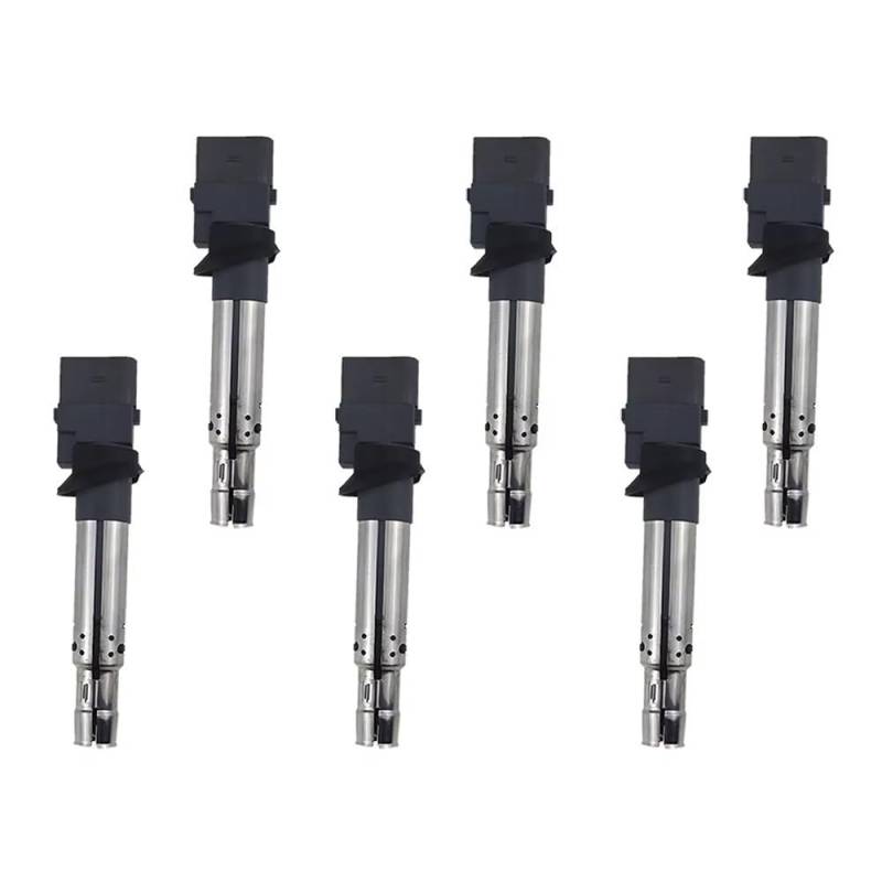 SYBLW Kompatibel Mit A3 Q7 TT Auto Gerade Boot Zündspule Pack 022905715B UF53(6pcs) von SYBLW