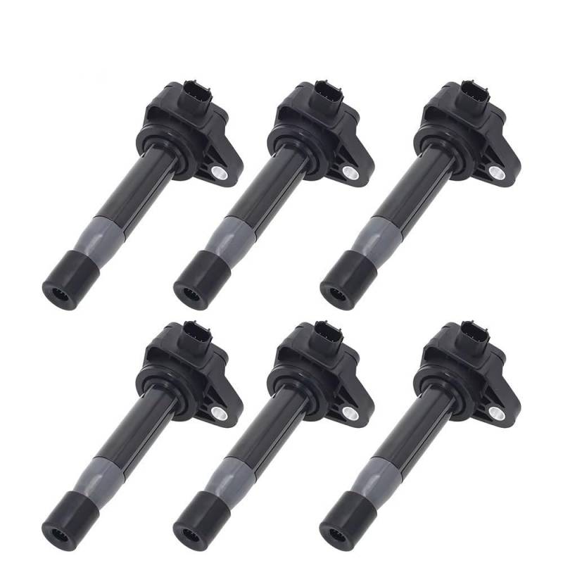 SYBLW Kompatibel Mit Acura Für MDX RDX ZDX 2010-2013 Auto Zündspulen CM11213 UF603(6pcs) von SYBLW