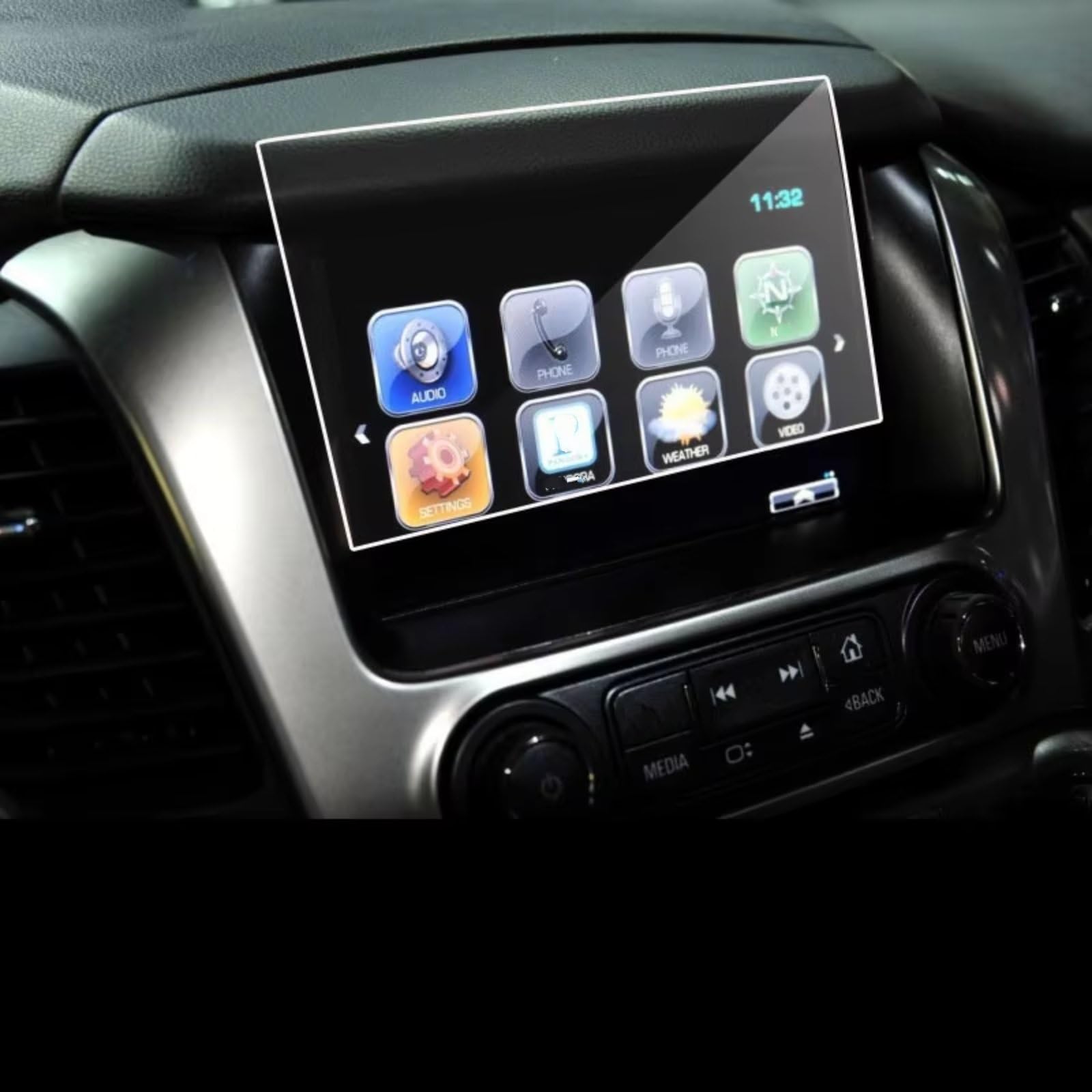 SYBLW Kompatibel Mit Chevrolet Für Suburban Für Tahoe 2015 2016 2017 2018 2019 Car Navigation Center Displayschutzfolie 8 Zoll Gehärtetes Glas Navigation Schutzfolie SYBLW Kompatibel Mit Chevrolet Für Suburban Für Tahoe 2015 2016 2017 2018 2019 Car Navigation Center Displayschutzfolie 8 Zoll Gehärtetes Glas Navigation Schutzfolie von SYBLW