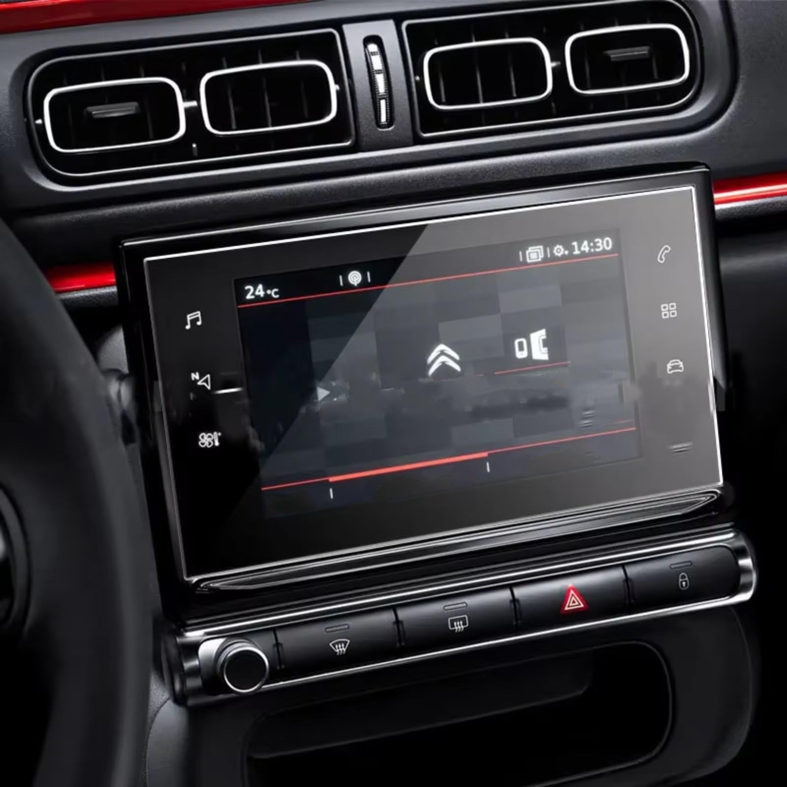 SYBLW Kompatibel Mit Citroen Für Aircross C3 2016 2017 2018 2019 2020, Autozubehör, Innenraum, GPS-Navigation, Gehärtetes Glas, Displayschutzfolie Navigation Schutzfolie SYBLW Kompatibel Mit Citroen Für Aircross C3 2016 2017 2018 2019 2020, Autozubehör, Innenraum, GPS-Navigation, Gehärtetes Glas, Displayschutzfolie Navigation Schutzfolie von SYBLW
