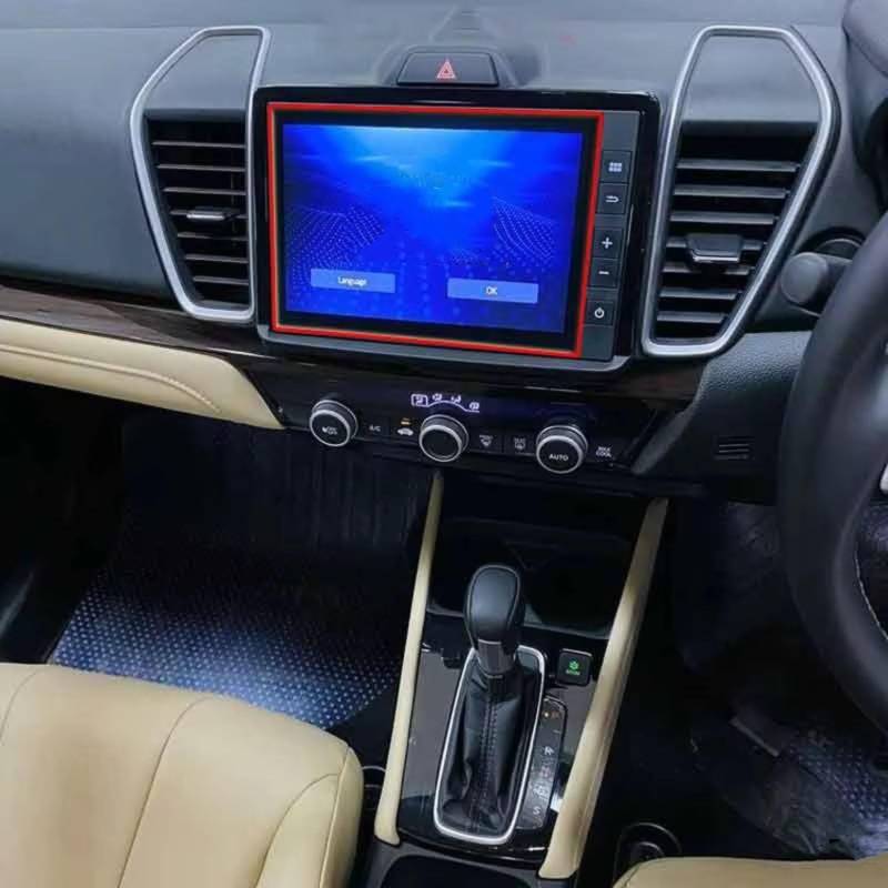 SYBLW Kompatibel Mit City 2020 2021 2022 Autozubehör GPS-Navigation LCD-Bildschirm Anti-Kratz-Displayschutzfolie Aus Gehärtetem Glas Navigation Schutzfolie von SYBLW