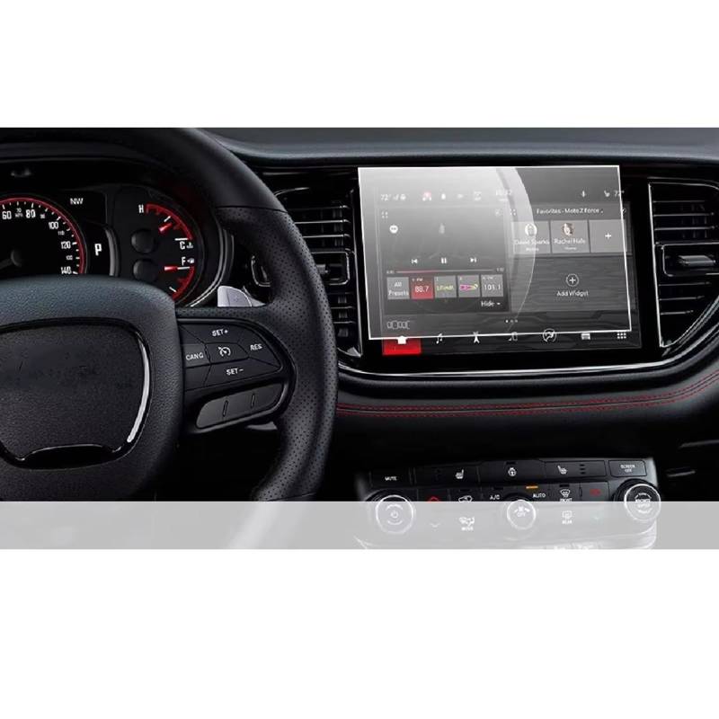 SYBLW Kompatibel Mit Dodge Für Durango 2021 2022 2023 2024, Auto-Navigation, Gehärtetes Glas, 10,1 Zoll, GPS-Displayschutz, Anti-Fingerabdruck-Displayschutzfolie Navigation Schutzfolie von SYBLW