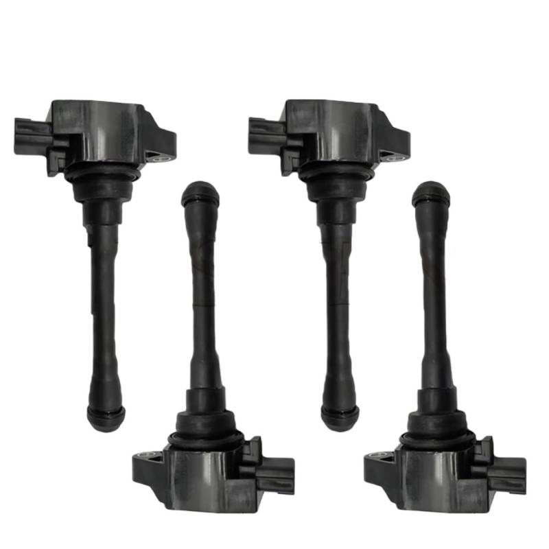 SYBLW Kompatibel Mit Infiniti Für QX70 2013–2020 Für FX50 2008–2019 Auto-Zündspule Mit Geradem Kofferraum, 22448-1KT0A(4pcs) von SYBLW