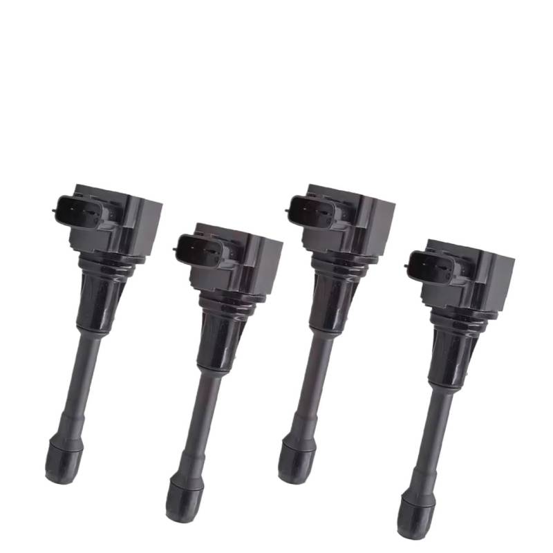 SYBLW Kompatibel Mit Nissan Für Versa 2009-2012 Für Rogue 2008-2015 Autozündkerzen-Spulenpakete 22448 ED000 22448-ED000(4pcs) von SYBLW