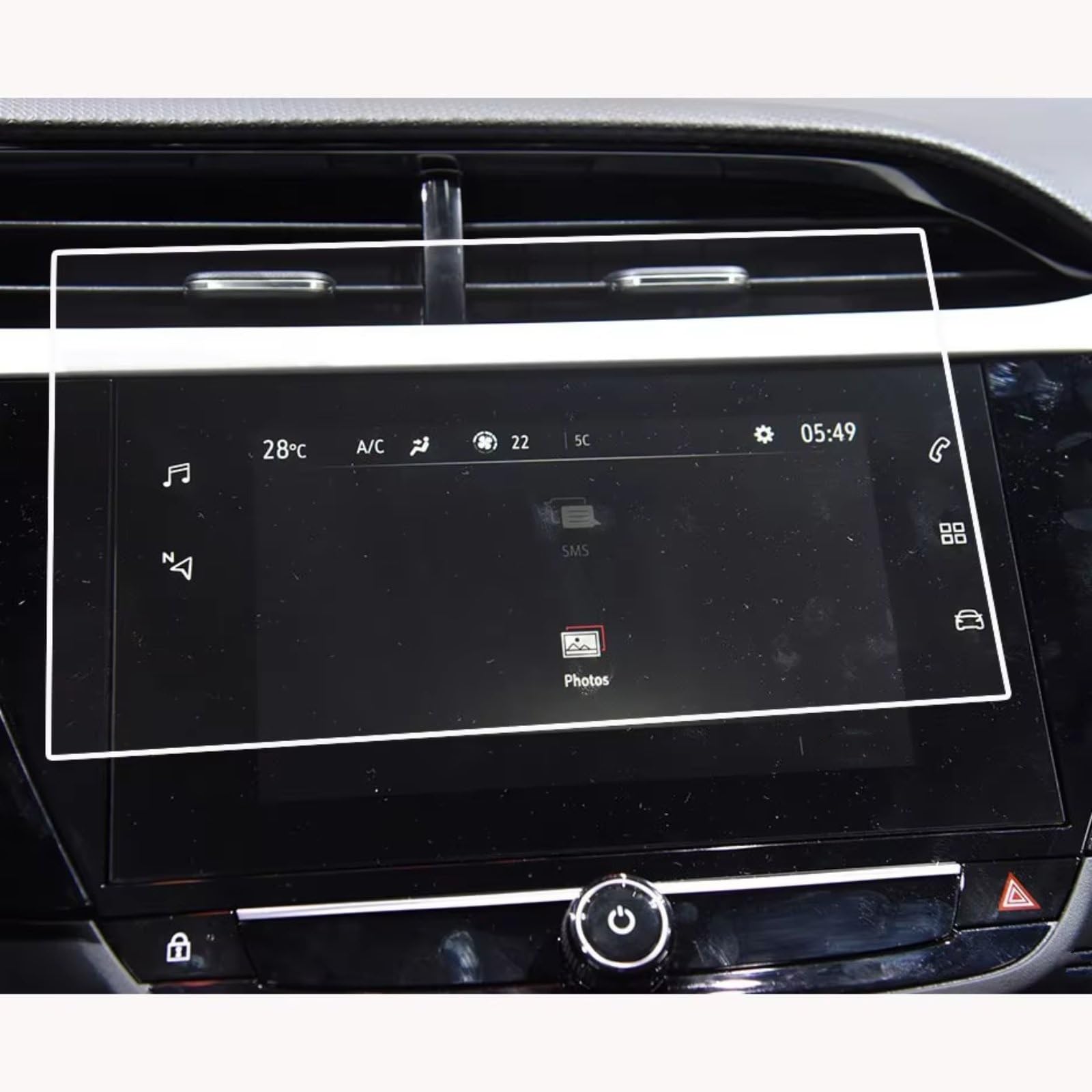 SYBLW Kompatibel Mit Opel Für Corsa GS Line 2020 2021 2022 Auto 7 Zoll Auto Infotainment GPS Navigation Displayschutzfolie Aus Gehärtetem Glas Navigation Schutzfolie SYBLW Kompatibel Mit Opel Für Corsa GS Line 2020 2021 2022 Auto 7 Zoll Auto Infotainment GPS Navigation Displayschutzfolie Aus Gehärtetem Glas Navigation Schutzfolie von SYBLW
