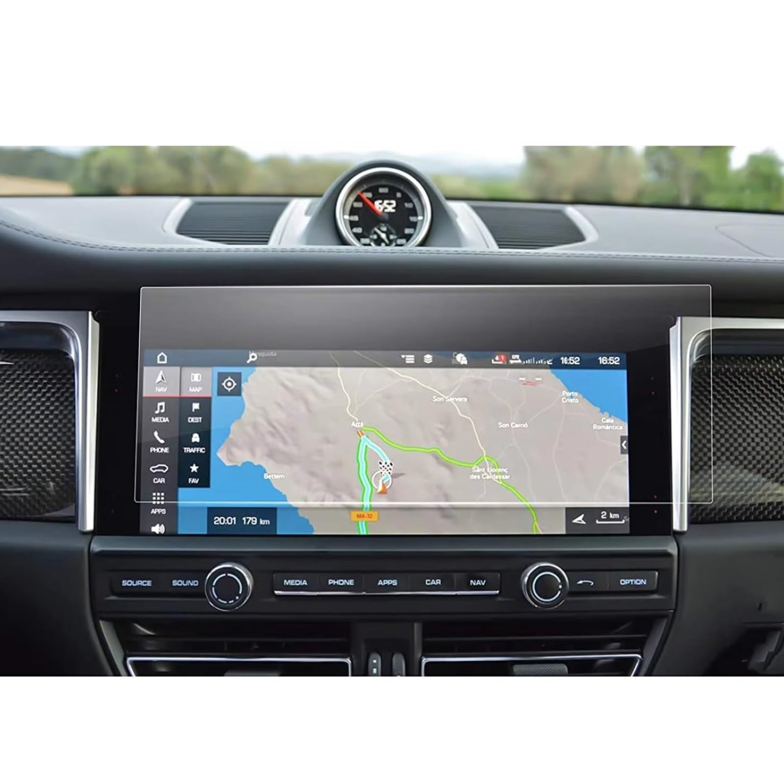 SYBLW Kompatibel Mit Porsche Für Macan 2019 2020 2021 2022 2023 Autozubehör 10,9 Zoll Auto-Infotainment GPS-Navigation Displayschutzfolie Aus Gehärtetem Glas Navigation Schutzfolie SYBLW Kompatibel Mit Porsche Für Macan 2019 2020 2021 2022 2023 Autozubehör 10,9 Zoll Auto-Infotainment GPS-Navigation Displayschutzfolie Aus Gehärtetem Glas Navigation Schutzfolie von SYBLW