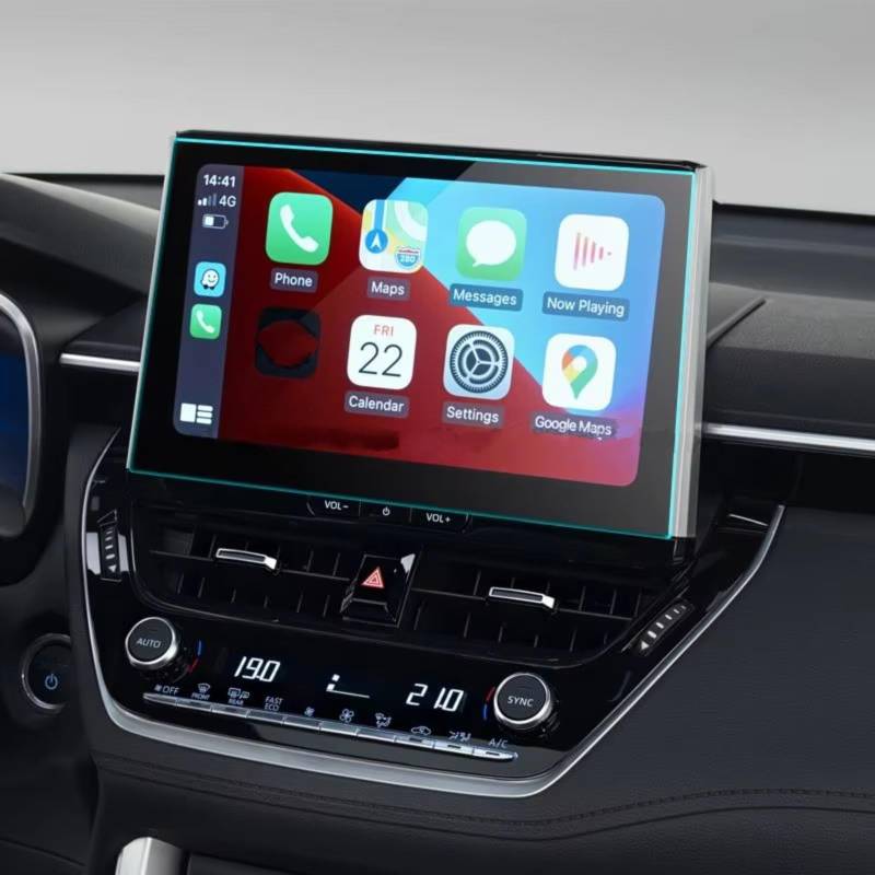SYBLW Kompatibel Mit Toyota Für Corolla Für Cross 2022 2023, Auto-TPU-Displayschutzfolie, 10,5 Zoll, Auto-Infotainment, GPS-Navigation, Innenzubehör Navigation Schutzfolie von SYBLW