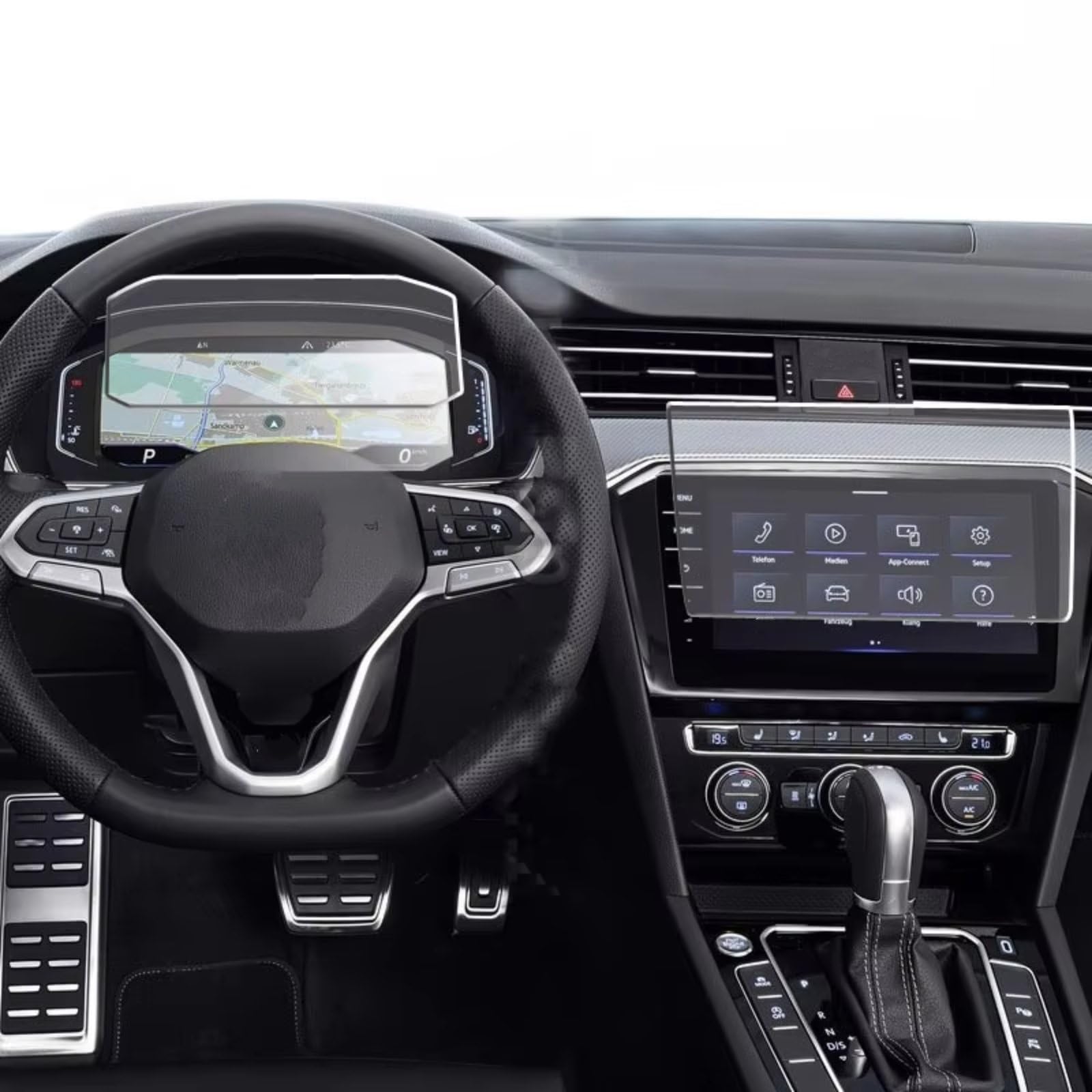 SYBLW Kompatibel Mit VW Für Passat 2019 2020 2021, Auto-Infotainment, GPS-Navigation, Stoßfeste, Kratzfeste Schutzfolie Aus Gehärtetem Glas Navigation Schutzfolie SYBLW Kompatibel Mit VW Für Passat 2019 2020 2021, Auto-Infotainment, GPS-Navigation, Stoßfeste, Kratzfeste Schutzfolie Aus Gehärtetem Glas Navigation Schutzfolie von SYBLW