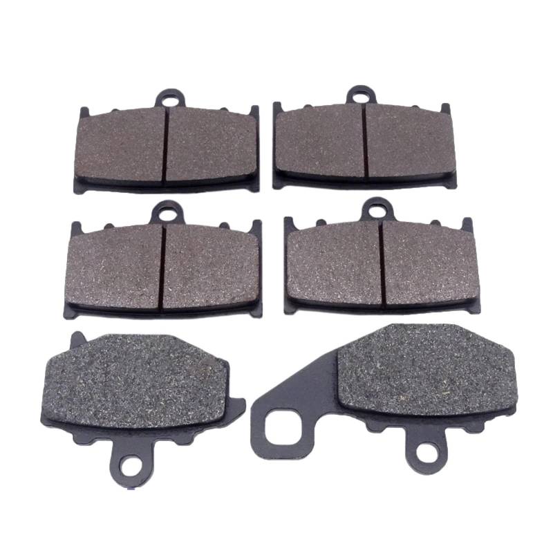 SYBLW Motorrad bremsbelag Kompatibel Mit Für ZX600E 1996 1997 1998 1999 2000 2001 2002 2003 2004 2005 2006 2007 Motorrad Vorne Bremsblock Pads Bremsscheibenpolster(Front and Rear Pads) von SYBLW