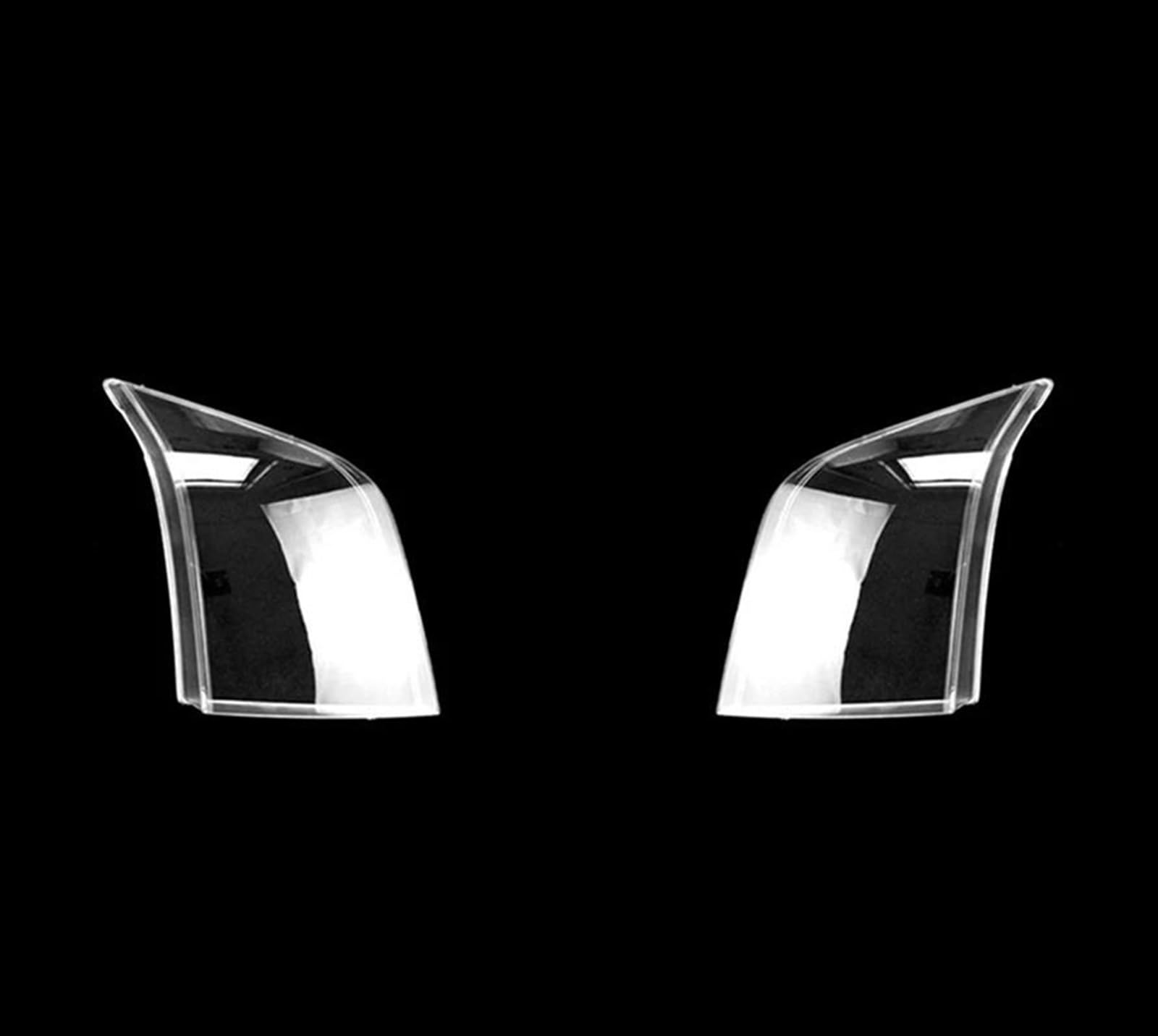 SYBLW Scheinwerferglas Kompatibel Mit Ford Für Transit V348 2009 2010 2011 2012 Auto-Schutz-Scheinwerferglas-Objektivabdeckung Schattenschale Auto-Lichtgehäuse Lampenschirm(Pair) von SYBLW