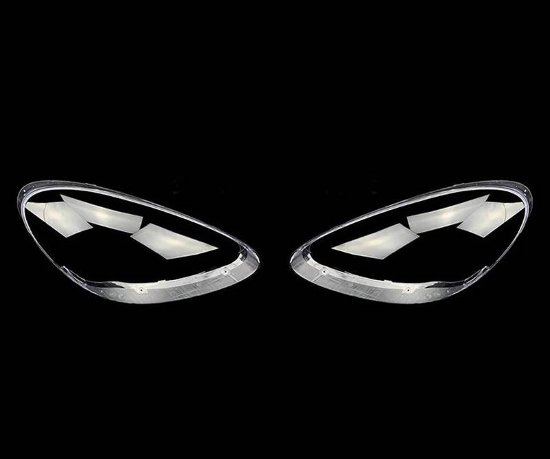SYBLW Scheinwerferglas Kompatibel Mit Porsche Für Cayenne 2011 2012 2013 2014 Auto-Frontscheinwerferkappen Glas-Scheinwerferabdeckungsschale Auto Transparenter Lampenschirm Lampenglas(Pair) von SYBLW