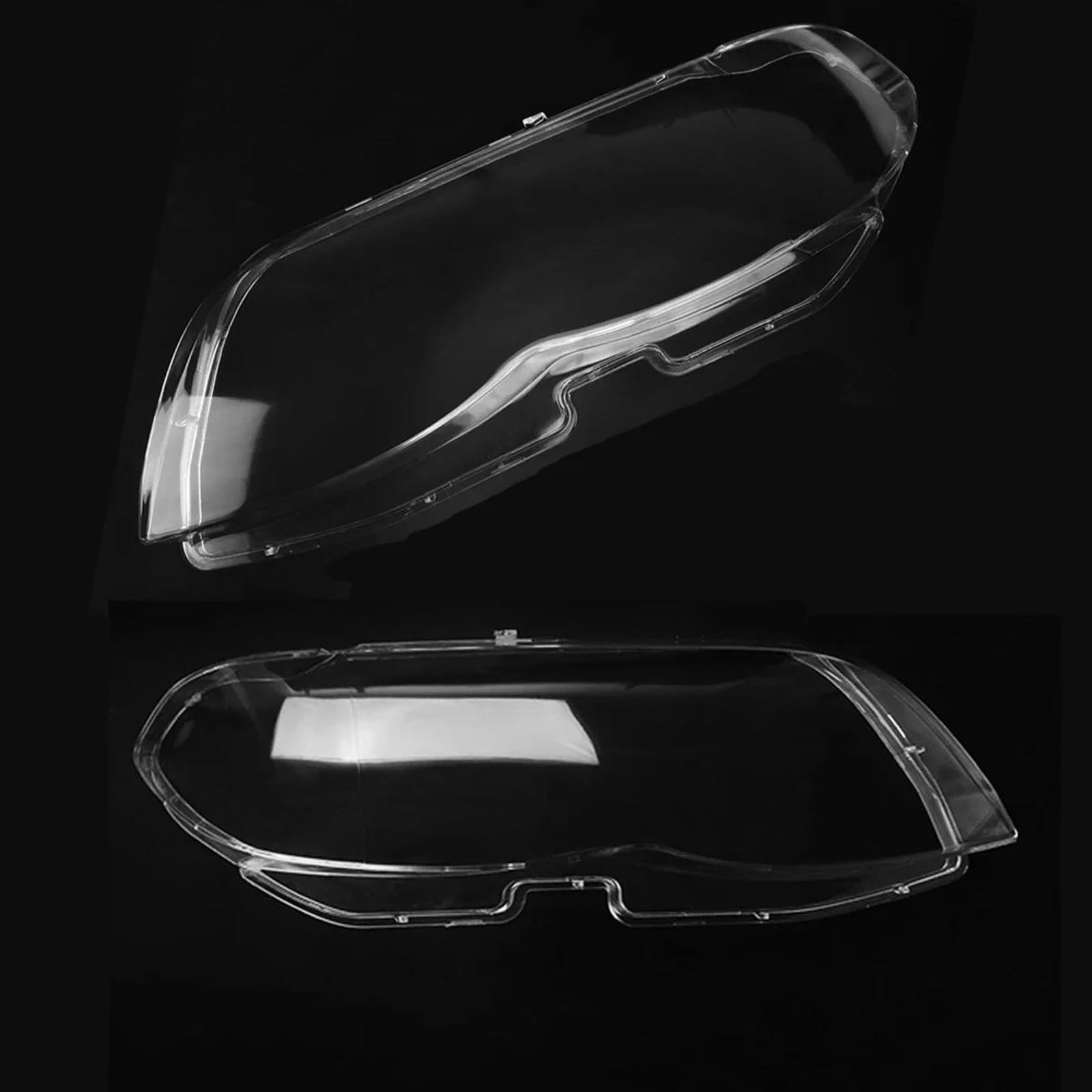 Scheinwerferglas Compatible with for X5 E53 2004 2005 2006 Left Right Headlight Cover Car Headlight Lens Lampshade Shell Glass Lampcover Cover Headlamp Shell(Pair) von SYBLW