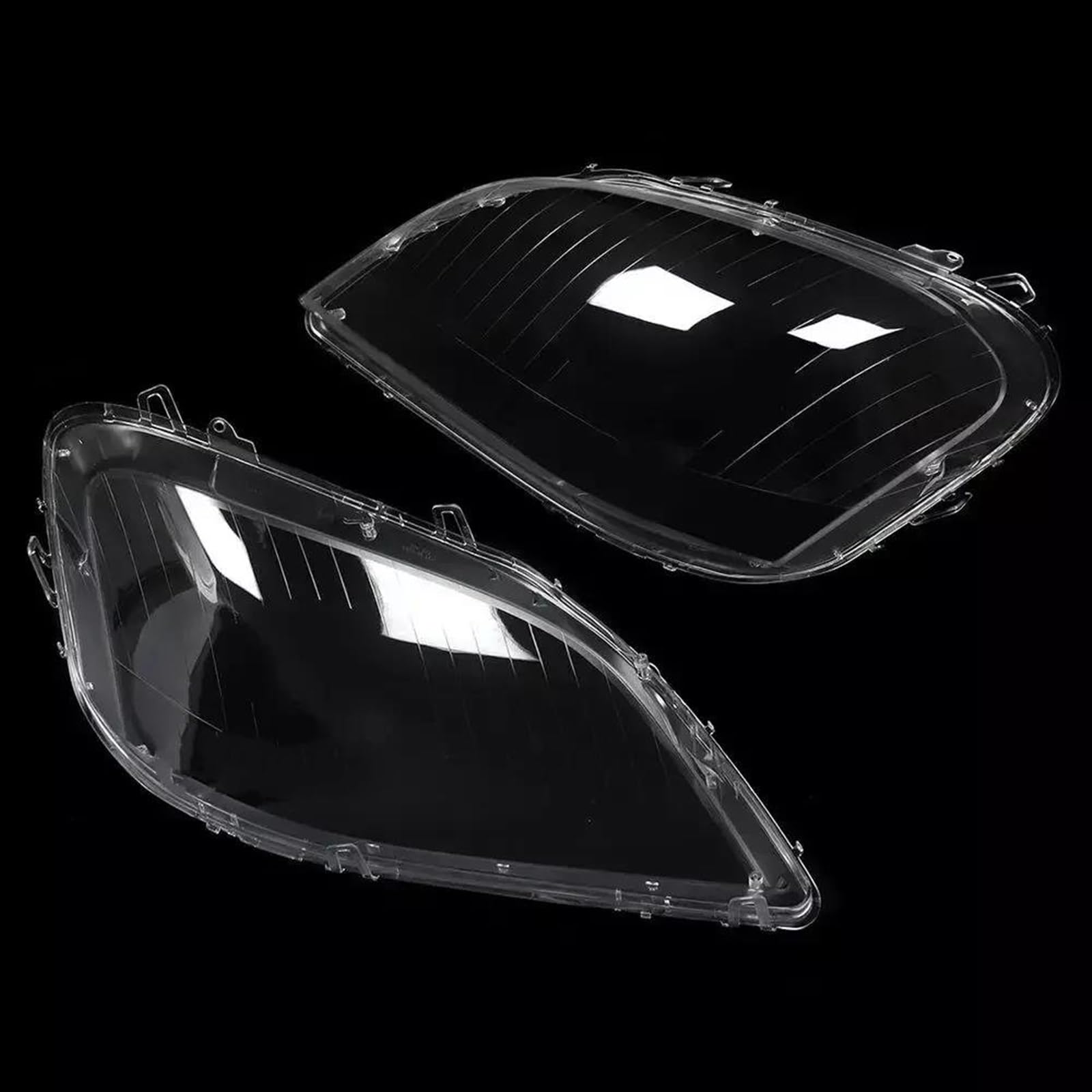 Scheinwerferglas Kompatibel Mit Benz W164 Für ML350 500 2005 2006 2007 2008 Links Rechts Vorne Scheinwerferlinsenabdeckung Scheinwerfer Transparent Lampenschirm Schale Glas(Pair) von SYBLW