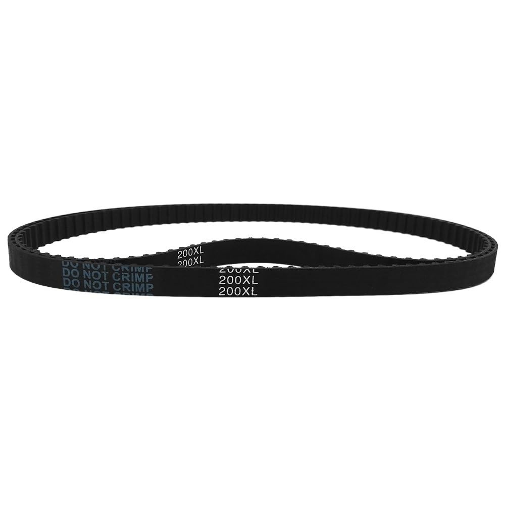 XL-Zahnriemen 198XL/200XL/202XL/204XL/206XL Gummi-Zahnriemenscheibe, 10 mm breit, geschlossene Schleife, gezahnter Übertragungsriemen, Teilung 5,08 mm (Color : 200XL Teeth 100, Size : 5pcs) von SYLALE
