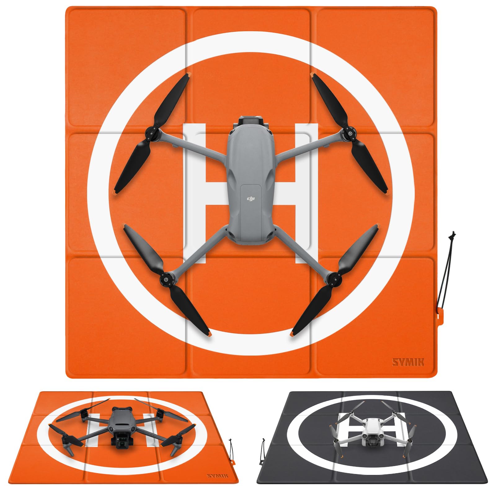 SYMIK LP570 Drohnen Landeplatz, 22,5"/57cm Gewichtet Doppelseitig Wasserdicht Faltbarer Hubschrauberlandeplatz für DJI Mavic 3 Pro/Cine/Mavic 3/Classic, Air 3/Air 2s/Air 2, Mini 3 Pro/Mini 2/SE SYMIK LP570 Drohnen Landeplatz, 22,5"/57cm Gewichtet Doppelseitig Wasserdicht Faltbarer Hubschrauberlandeplatz für DJI Mavic 3 Pro/Cine/Mavic 3/Classic, Air 3/Air 2s/Air 2, Mini 3 Pro/Mini 2/SE von SYMIK