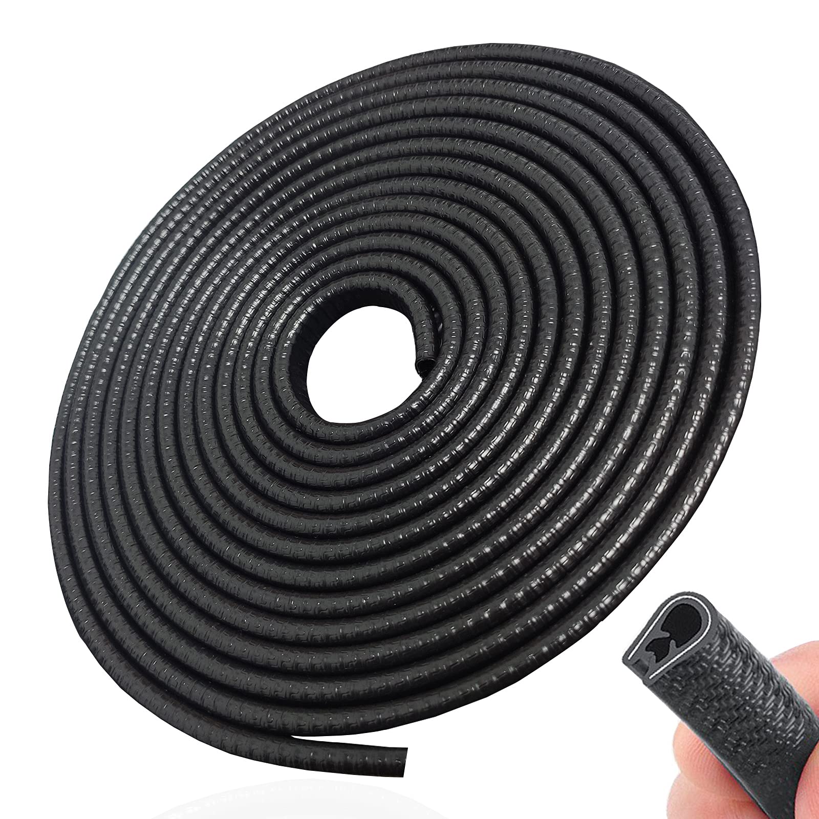 SYOAUTO 4M Autotür Kantenschutz Kein Kleber Kantenschutz Auto Universal Fit Schwarzer Gummi Bleche für Limousinen, LKW, SUV, ATV, UTV SYOAUTO 4M Autotür Kantenschutz Kein Kleber Kantenschutz Auto Universal Fit Schwarzer Gummi Bleche für Limousinen, LKW, SUV, ATV, UTV von SYOAUTO