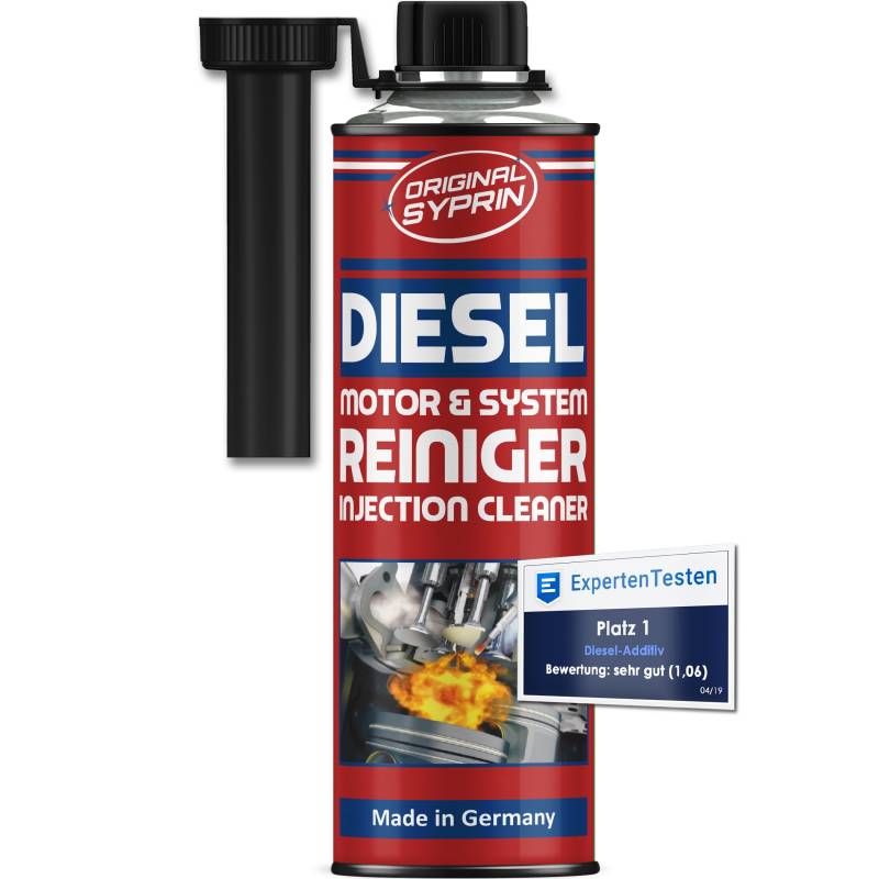 SYPRIN Original Diesel System Reiniger - Systemreiniger für Dieselmotoren I Reinigung Dieselpartikelfilter DPF Einspritzdüsen Injektoren - 500ml von SYPRIN