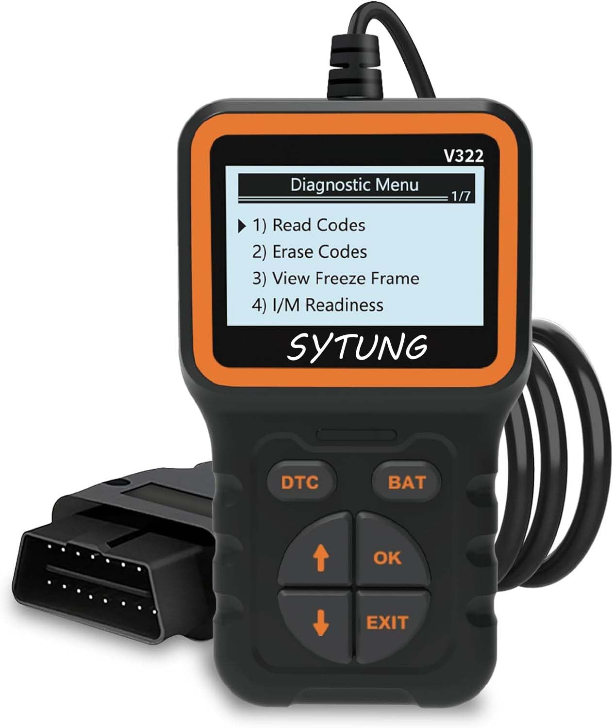 SYTUNG Obd2 Diagnosegerät Neue Aktualisierte Version Universal Diagnosegerät Auto CAN Diagnosegerät Passend für Alle Fahrzeuge mit OBD II Protokoll SYTUNG Obd2 Diagnosegerät Neue Aktualisierte Version Universal Diagnosegerät Auto CAN Diagnosegerät Passend für Alle Fahrzeuge mit OBD II Protokoll von SYTUNG