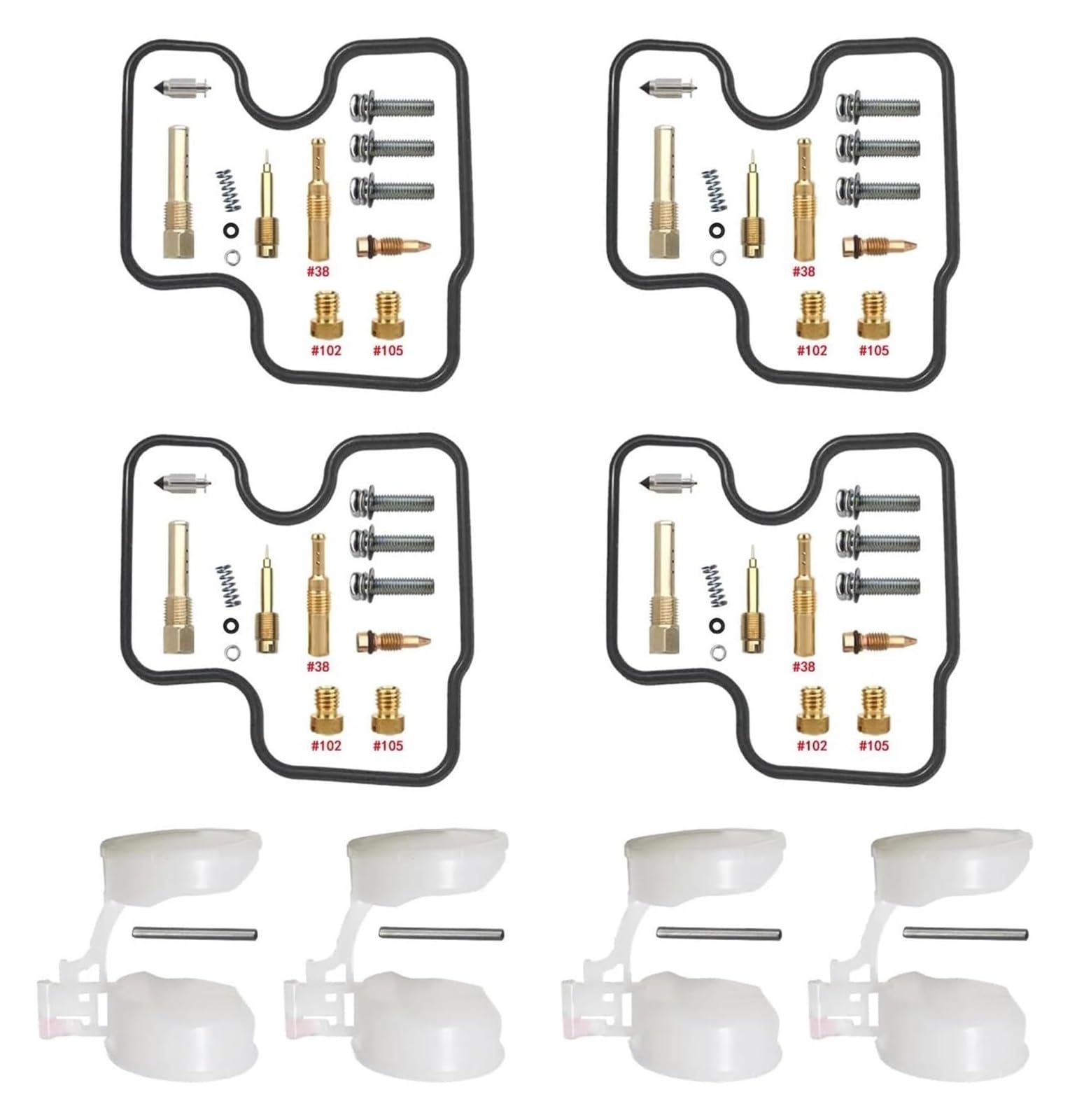 Vergaser Reparatur Satz Für CB400SF NC31 CB400 Für SUPER Four VTEC Motorrad Vergaser Carb Reparatur Vergaser Teile Ersatz(Color 6) von SYUBTGAN